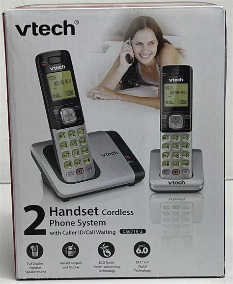 VTech CS6719-2 DECT 6.0 2-Handset Cordless Phone - eBay