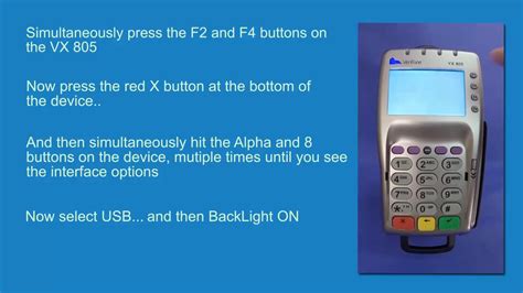 VX805 Setup and Datacap NETePay (credit card chip reader …