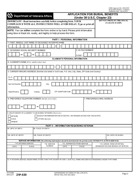 Va form 21p 530 pdf.  Save time and easily create a PDF version of the form to submit. ...