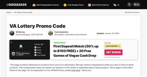 $15 Off Verified Virginia Lottery Coupon: Get $15 Off (Powerball) Restrictions: Requires Us Vpn and Click on Play Now of the Red Box. Used 49 times. Last used 2d ago. Get This Code CODE $15 Off All Verified Codes Save $15 Off With These VERIFIED Virginia Lottery Coupon Codes Active in September 2023. 