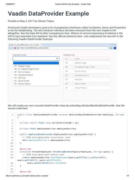 Vaadin dataprovider filter.  It seems that when I call ListDataProvider::setFilter...