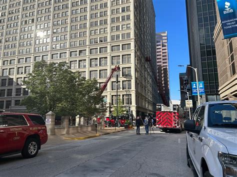 Vacant Railway Exchange building catches fire in Downtown St. Louis