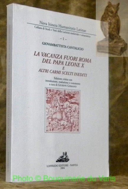 Vacanza fuori roma del papa leone x e altri carmi scelti inediti. - New holland 616 disc cutter manual.