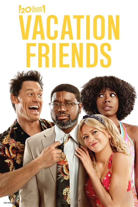 Vacation friends 1. Aug 2, 2021 · Watch the new red band trailer for Vacation Friends starring John Cena, Lil Rel Howery, Yvonne Orji and Meredith Hagner. Streaming August 27, only on Hulu! ?... 