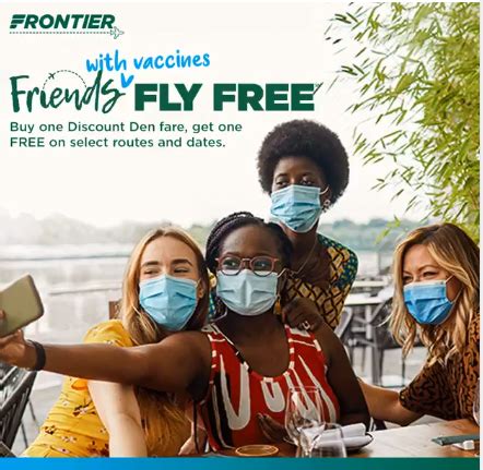 Vaccinated Friends Fly Free: Frontier Airlines Introduces Incentive for ...