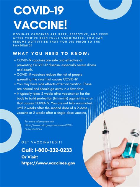 Vaccine Flyer Template Free