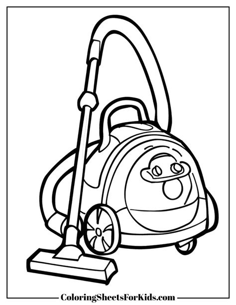 Vacuum Coloring Pages