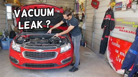 Vacuum leak chevy cruze. Subject: Front or Rear Crankshaft Oil Leak, Malfunction Indicator Lamp (MIL) Illuminated - DTC P1101 Set This bulletin replaces PIP5417C. Please discard PIP5417C. Brand: Model: Model Year: VIN: Engine: Transmission: from to from to Buick Encore 2016 2019 — — 1.4L (RPO LE2) Chevrolet — Cruze (Gen II - VIN B) 2016 2019 1.4L (RPO LE2 ... 
