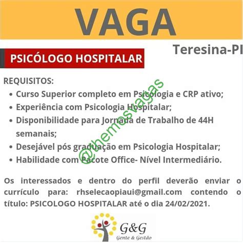 Vagas de emprego Psicólogo hospitalar Fazenda Rio Grande, PR