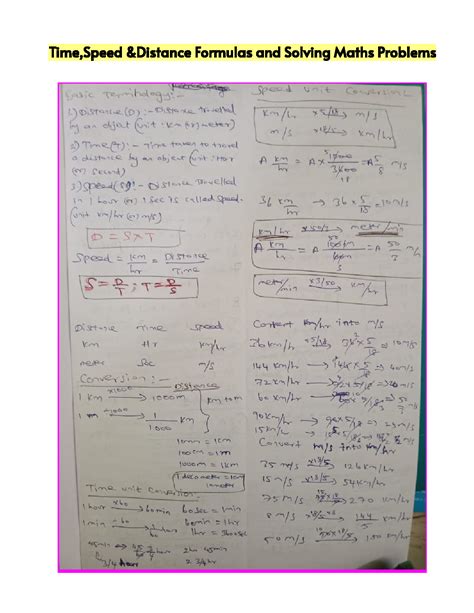 Vah samay se school jaati hai.  Maths - Time Speed and Distance Formulas, Tricks ...
