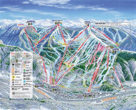 Vail maps. 