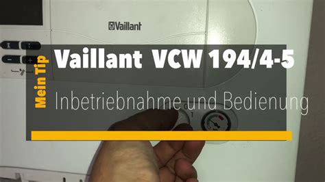 Vaillant gastherme reset knopf