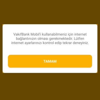 VakıfBank giriş yapamıyorum hata veriyor Şikayetvar. 