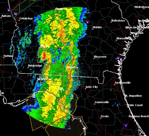 Radar. Severe. Hurricane Safety and Preparedness. ... F looding blocked an exit off Interstate 75 at mile marker 11 just south of Valdosta, just one of several roads flooded in that area.
