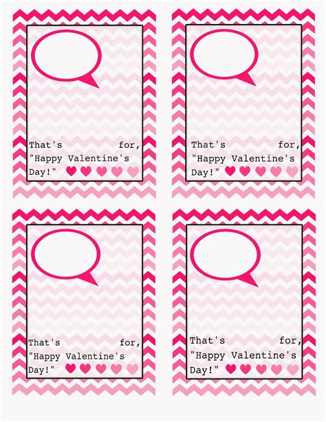 Valentine Template Printable