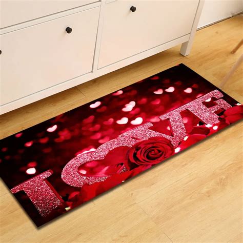 kukli kitchen Valentine's Day Doormat 30"x17", Welcome Front Door Mat Low Profile Durable Floor Mat Holiday Door Rug Non Slip Rugs for Home Entrance, Outside Entry, Yard, Floor, Patio 4.4 out of 5 stars 10.