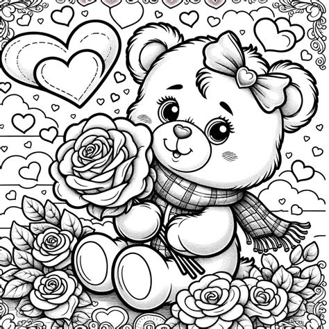 Valentines Coloring Pages Realistic Coloring Pages