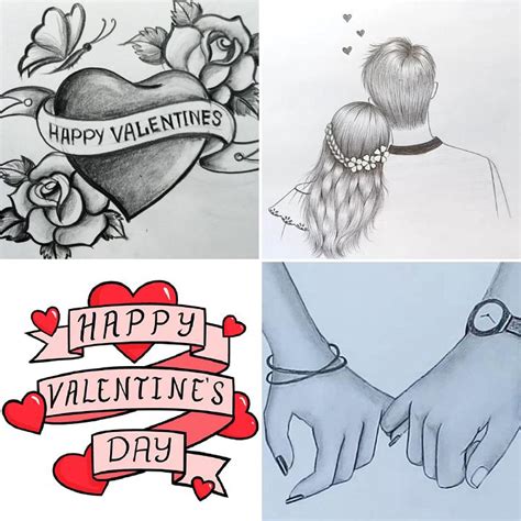 Valentines Drawing Ideas Easy