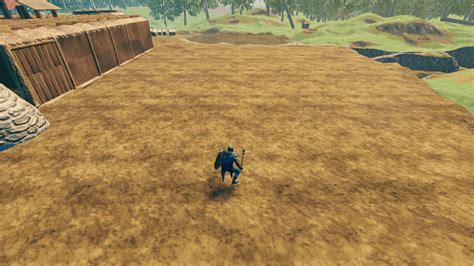 Valheim leveling ground. Another Option. If you hold shift while using the level ground mode in the Hoe. it will level the ground to where your mouse is, instead of where you are standing. so you can use that on the lower parts of the terrain to bring nearby 'highspots' down. obviously you are still limited to the amount the level mode can alter. but even without that ... 