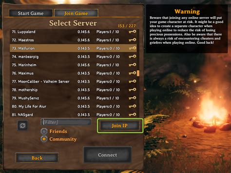 Valheim servers. Dec 23, 2021 · Only the server’s host can use Valheim server commands and cheats. Here is the comprehensive list of cheats in Valheim. addstatus [name] Use a status effect such as burning, wet rest, etc. beard [beard#] Changes the beard type of your player. clearstatus. 