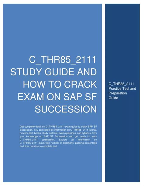 Valid C-THR85-2111 Exam Notes