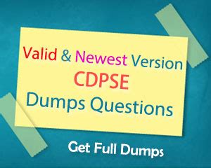 Valid CDPSE Test Dumps
