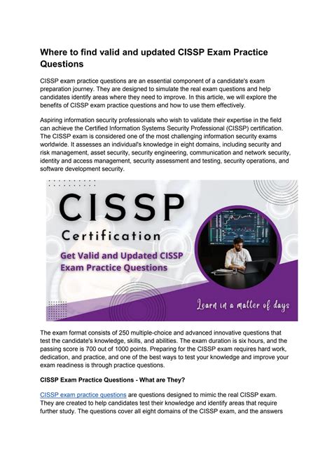 Valid CISSP Practice Questions