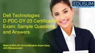 Valid D-PDC-DY-23 Exam Sample