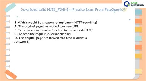 Valid NSE6_FWF-6.4 Exam Test