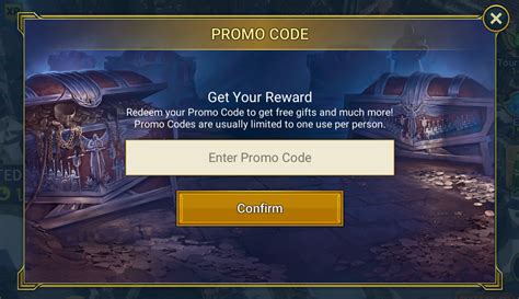 Valid raid shadow legends promo codes. Mar 7, 2024 · Enter the code and tap “confirm.” To enter a promo code online, head to the official Raid: Shadow Legends site here. Enter your player ID, then the promo code, and then click “confirm.” To ... 