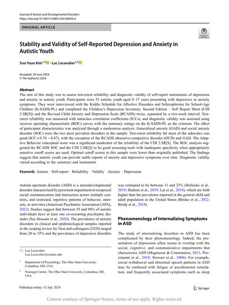 Validity of self-reported fear - ScienceDirect