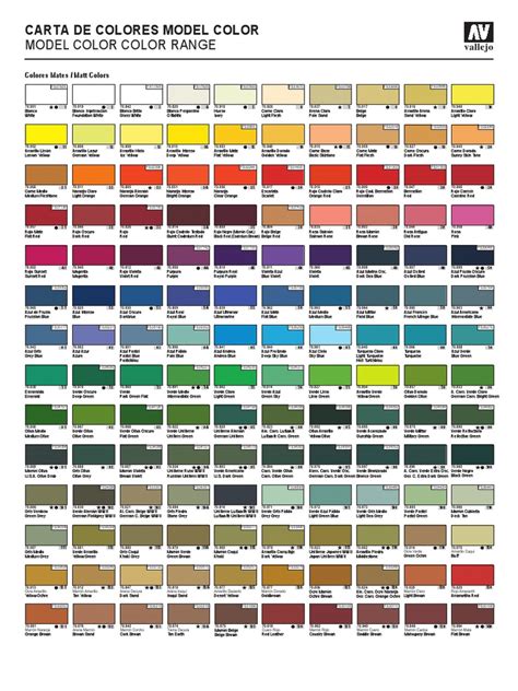 Vallejo Model Color Chart PDF Grey Green