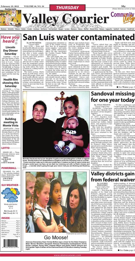 Valley courier alamosa colorado. Find breaking news, sports, features, community, opinion and health updates from Alamosa and the San Luis Valley. Read about Adre Baroz's life sentences, Tri-State's new program, fire on Willett Ranch and more. 