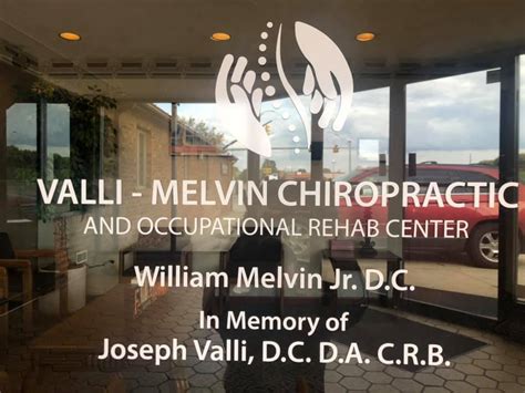 Valli-melvin Chiropractic And Occupational Rehabilitation Center …