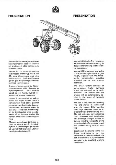 Valmet 901 1 instructions owner manual. - Parts manual new holland 469 mower.