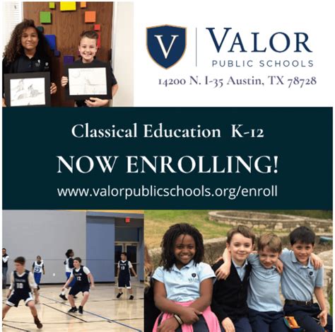 Valor public schools. Valor North Austin is a highly rated, public, charter school located in AUSTIN, TX. It has 838 students in grades K-11 with a student-teacher ratio of 12 to 1. According to state test scores, 52% of students are at least proficient in math and 65% in reading. 