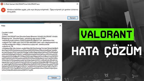 Valorant "Belirtilen aygıta, yola veya dosyaya erişemedi" hatası. 