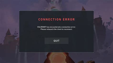 Valorant has encountered a connection error.  Users share their solutions and experiences f...