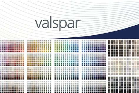 Valspar colour chart