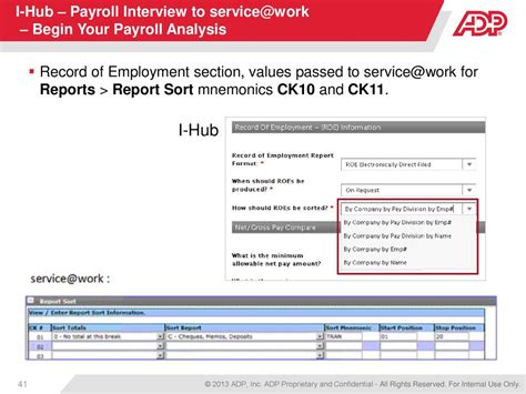 Value Passed to Payroll Options