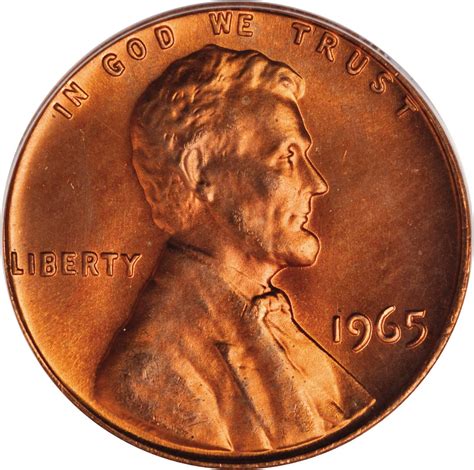 Value of 1965 penny. Dec 20, 2023 · In 1965, the United States Mint transitioned from using copper and silver to other cheaper metals for producing pennies. This shift makes some 1965 pennies more valuable to collectors. If you’re short on time, here’s a quick answer: In 1965, the U.S. Mint produced pennies with a transitional composition of 95% copper and 5% zinc. While this ... 