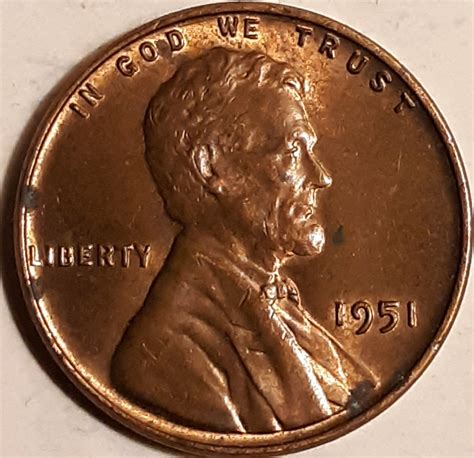 Value of a 1951 d penny. Jan 24, 2023 · The 1951 dime is worth 10 cents, as its face value shows. Its melt value is higher, which is $1.7622. This is expected since the 1951 Roosevelt dime is made of silver. Its melt value can increase or decrease depending on the market value of silver. 