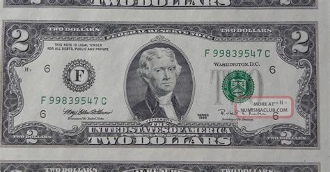 We begin with this Collectible Series 1976 $2 Dollar Bill with rare star note that goes for $850. The perfect condition, the Neff autograph, and the star note make this bill one of the highest priced in the market. For another higher-end piece, here’s a 1976 (A) $2 Two Dollar Bill Federal Reserve Note D 26990033 A #33 that goes for $1,945 ...