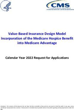 Value-Based Insurance Design Model Incorporation of the …