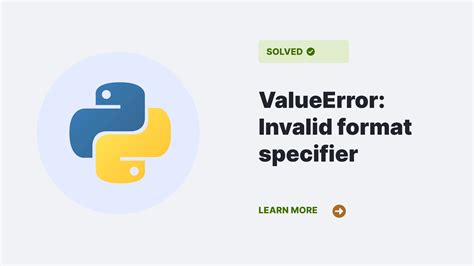 ValueError Invalid format specifier Python Clear