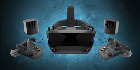 Valve index headset.  Full Valve Index VR Kit Includes: 1 Headset 2 Base Stati...