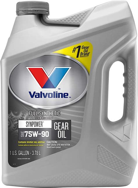 Product Description. Valvoline™ SynPower™ Full Synthetic Gear Oil is 