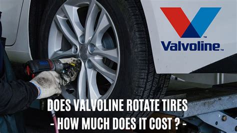 Valvoline tire rotation cost. Oil Change Plus customers should allow another 15 minutes for tire rotation. A do-it-yourself oil change can take up to an hour, depending on how easily you can access the oil drain plug and filter on your vehicle. ... with added environmental benefits. Cost-saving synthetic blend oils are also available. Compare conventional oil vs. synthetic oil. 