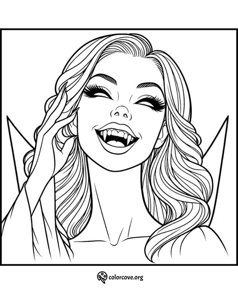 Vampire Coloring Book