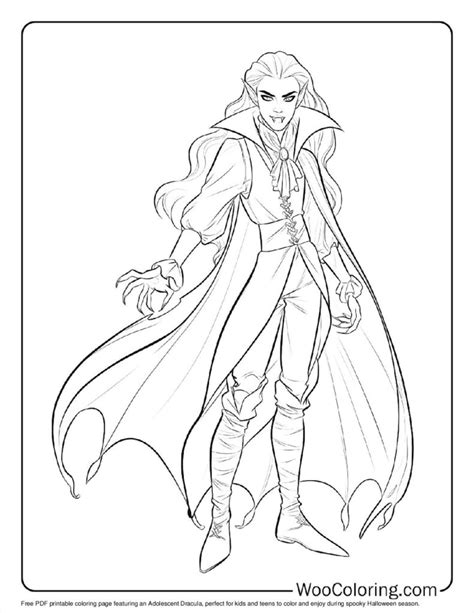 Vampire Coloring Shee